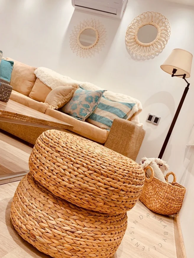 Pouf Boston en Madera natural - Butacas, banquetas y puffs, Uruguay | Indrana, vista 2