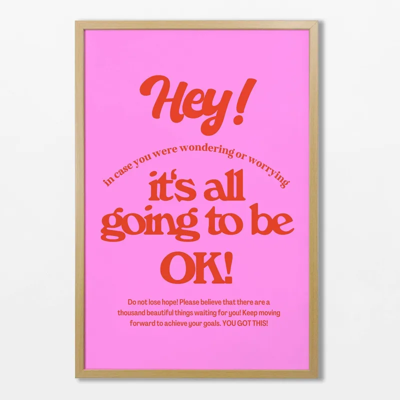 Hey! en Rosa - Láminas, Uruguay | La Cuadrería