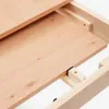 Mesa extensible Yain de chapa y madera maciza de roble - 120 (180) x 80 cm en Madera natural - Mesas de comedor, Uruguay | Kavehome, vista 4 de 10