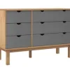 Comoda 6C Mel/Gris Linea Nordica en Madera Maciza - Cómodas, Uruguay | Que Sal Muebleria, vista 3 de 15
