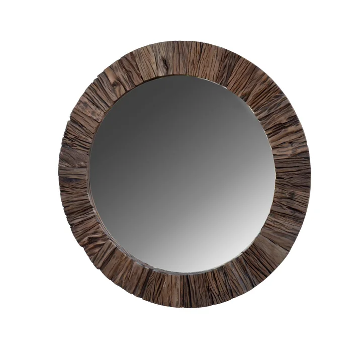 Espejo De Pared Madera Natural-beige M-20008 en Madera natural - Espejos, Uruguay | Divino, vista 3