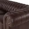 Sofá Chesterfield Novo - Cuero Advanced - 3 cuerpos - Havana en Marrón - Sillones y sofás, Uruguay | NYR, vista 5 de 6