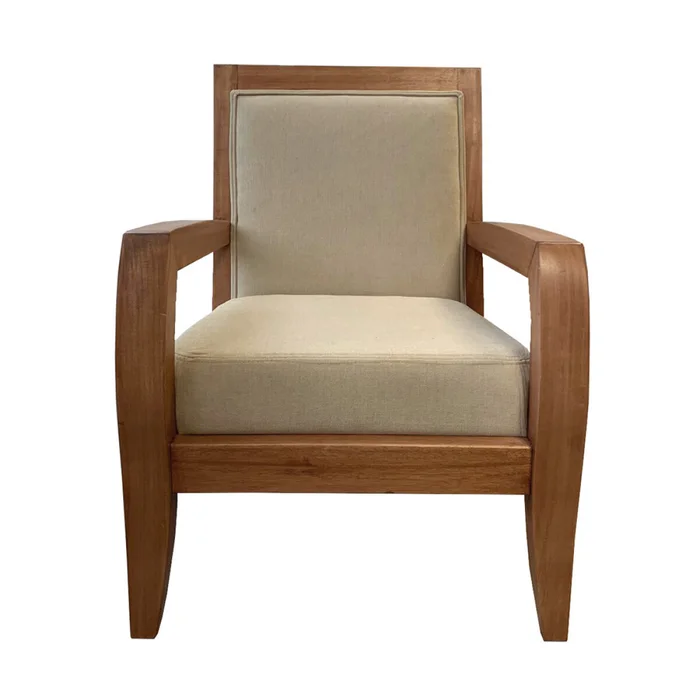Butaca Minimalista en Beige - Butacas, banquetas y puffs, Uruguay | Fábrica Italiana, vista 2