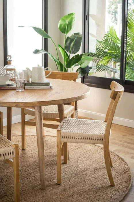 MESA COMEDOR NORDICA - OLMO NATURAL - 1.20 MTS en Madera natural - Mesas de comedor, Uruguay | La Iberica, vista 7