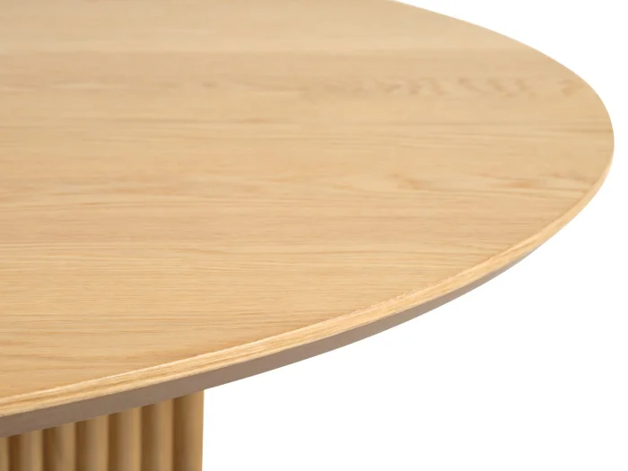 Mesa de comedor VESTERBORG Ø130 roble en Madera natural - Mesas de comedor, Uruguay | JYSK, vista 2