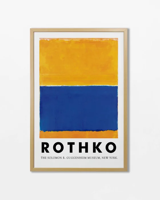 Rothko - Untitled (Amarillo y azul) en Multicolor - Láminas, Uruguay | La Cuadrería