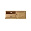 Rack de TV - 1 Puerta - 1 Cajón - Línea Oslo - Natural en Madera natural - Muebles para TV, Uruguay | Ecowood, vista 2 de 3
