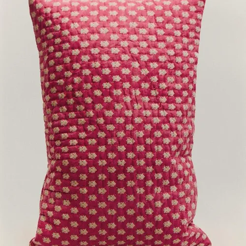 FUNDA COJÍN ALGODÓN FLORES | KATHARINE POLE en Rosa - Textiles, Uruguay | Zara Home