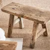 BANQUITO OLMO ANTIGUO en Madera natural - Butacas, banquetas y puffs, Uruguay | La Iberica, vista 1 de 8