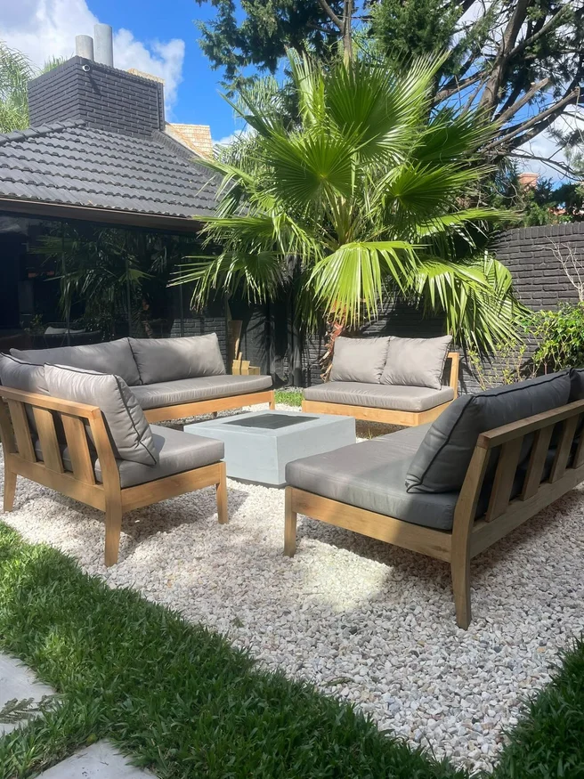 Conjunto de sillones exterior en Madera natural - Muebles para el exterior, Uruguay | Entrecasa, vista 2