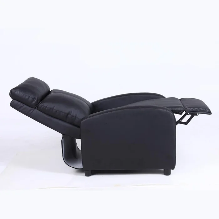 Sillon reclinable 1 cuerpo con masajeador y calefaccion - Negro en Negro - Sillones y sofás, Uruguay | La Cueva Muebles, vista 5