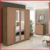Placard 4 puertas con espejo – Dubai 10093 - Roperos y placares, Uruguay | Punto Unión, vista 4 de 4