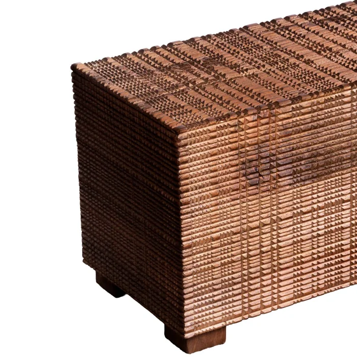 Mesa Ratona Madera-de-mango Marron Bento Walnut en Marrón - Mesas de living, Uruguay | Divino, vista 4