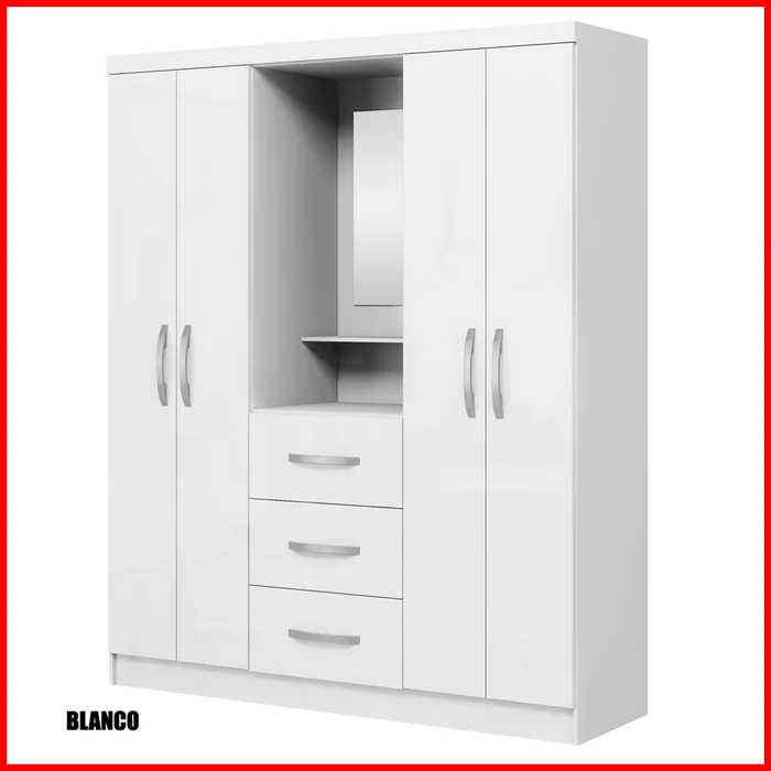 Placard con comoda – Ilheus RG 008 - Roperos y placares, Uruguay | Punto Unión, vista 2