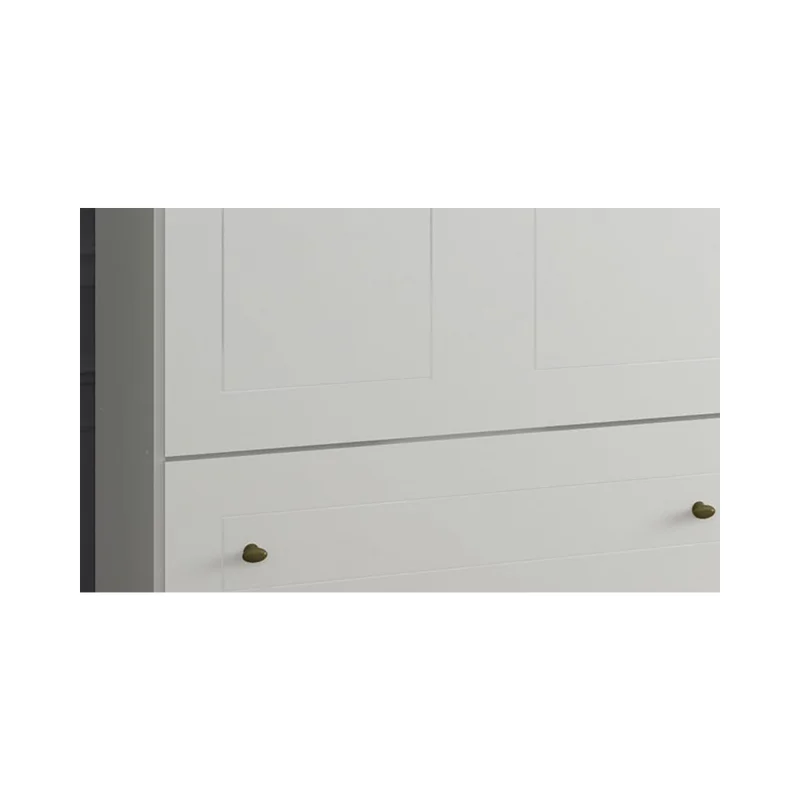 Placard Ropero 4 Puertas Mdf-y-mdp Blanco Americano en Blanco - Roperos y placares, Uruguay | Divino, vista 6