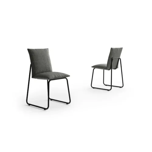 Silla Air - Negro en Gris - Sillas, Uruguay | Ecowood