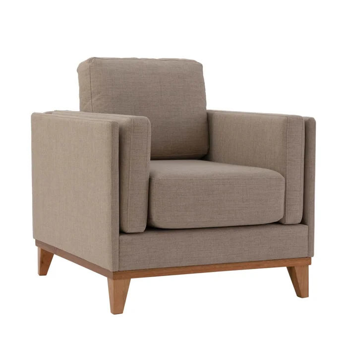 Butaca Tela-premium Natural-beige Luxor Premium Beige en Beige - Sillones y sofás, Uruguay | Divino, vista 2