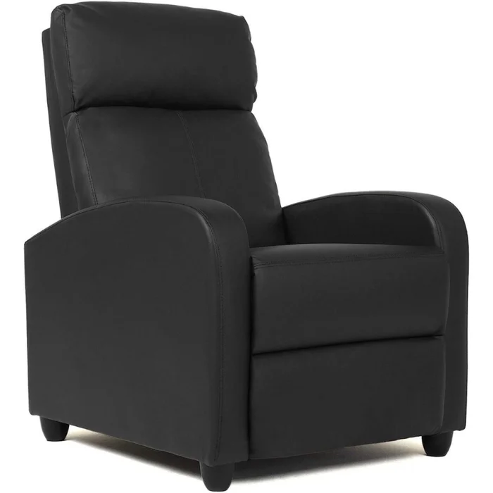 Sillon reclinable 1 cuerpo - Negro en Negro, Uruguay | La Cueva Muebles, vista 5