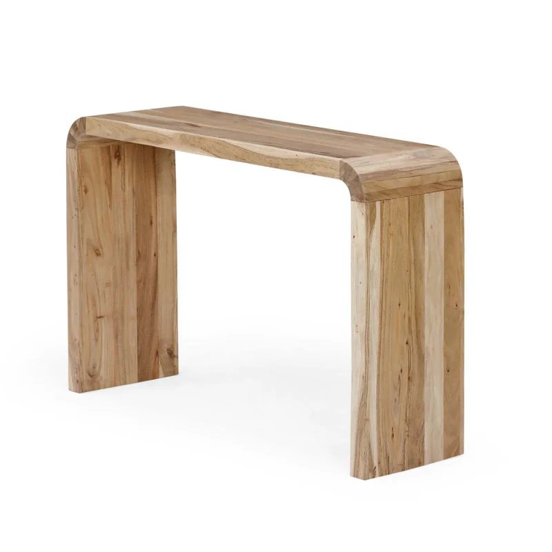 Consola Madera-acacia Natural-beige Arco Natural en Madera natural - Mesas de living, Uruguay | Divino, vista 3