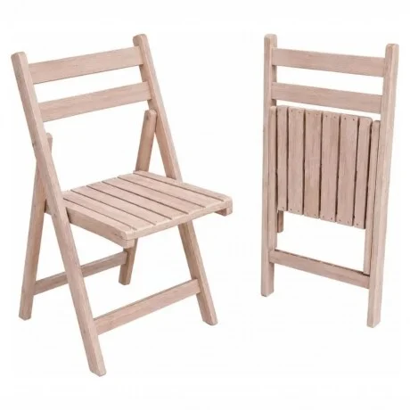 Silla Plegable Madera Eucaliptus en Madera natural - Sillas, Uruguay | La Cueva Muebles, vista 15