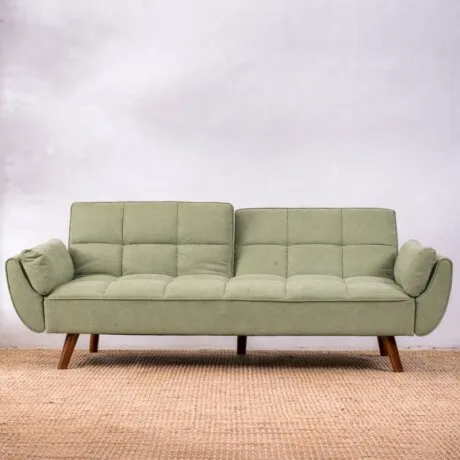 Sofá Cama Frida 3 Cuerpos - Verde en Verde - Sillones y sofás, Uruguay | Aihaus