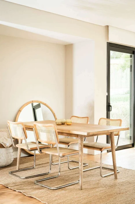 MESA COMEDOR NORDICA - OLMO NATURAL - 1.80 X 0.90 MTS en Madera natural - Mesas de comedor, Uruguay | La Iberica, vista 22