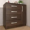 Comoda Cajonera Petit para Dormitorio de 4 Cajones 1 Puerta - FE - Marron en Marrón - Cómodas, Uruguay | Mulata, vista 2 de 5