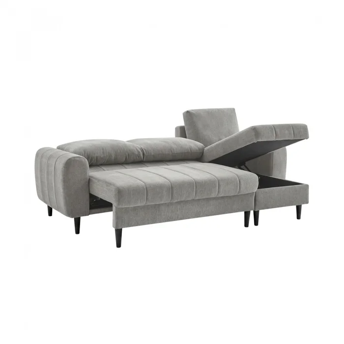 Sillón Esquinero con Baúles amplios - Amo - Gris Claro en Gris - Sillones y sofás, Uruguay | Rústico Hogar, vista 2