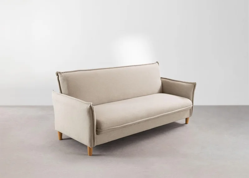Sillón Cama Lauren c/Baúl - Beige en Beige - Sillones y sofás, Uruguay | Samic, vista 3