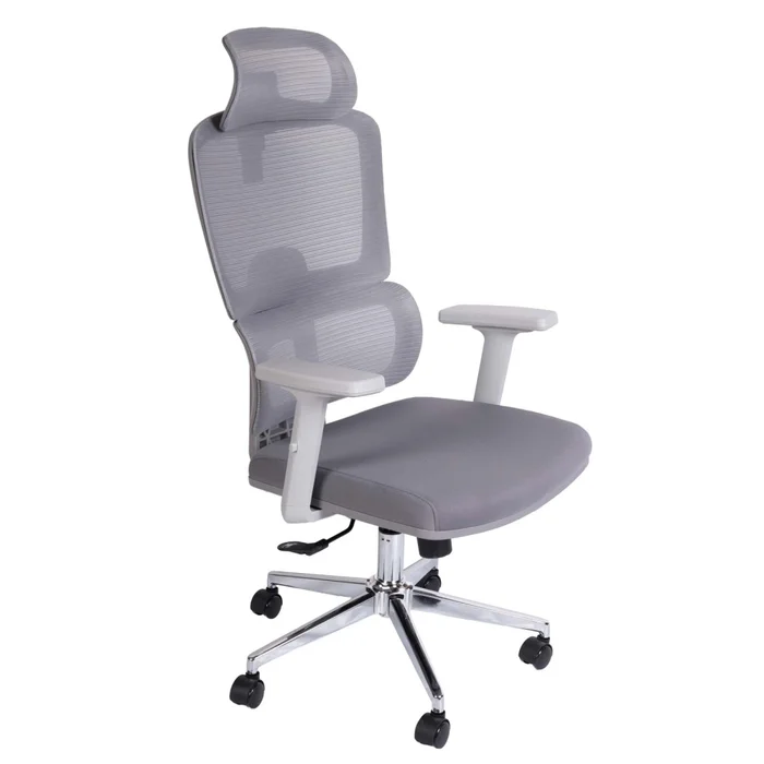 Silla De Oficina Malla Gris Aeris en Gris - Escritorios y sillas de escritorio, Uruguay | Divino, vista 2