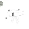 Mesa ratona de Centro Organic Alta 65cm 100% MDF - Mesas de living, Uruguay | Balton, vista 6 de 6