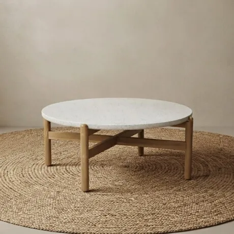 Talara Mesa De Centro 50cm en Madera natural - Muebles para el exterior, Uruguay | Aihaus