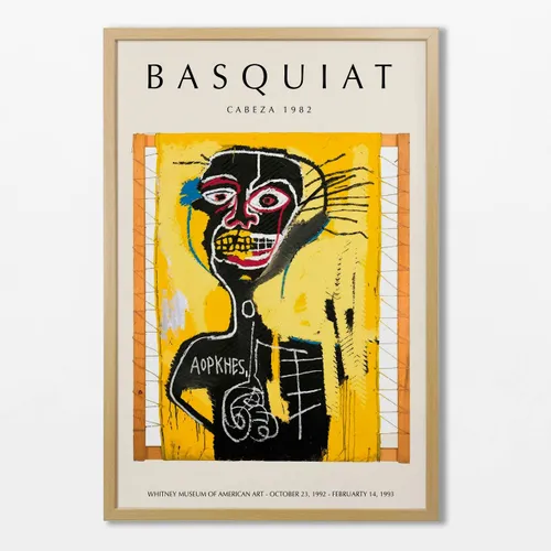 Basquiat - Cabeza, 1982 en Multicolor - Láminas, Uruguay | La Cuadrería