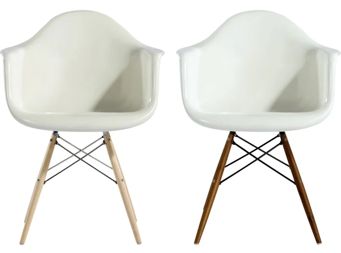 DAW fibra de vidrio | Charles & Ray Eames - Sillas, Uruguay | Mad for Modern, vista 3