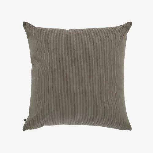 Almohadón Namie 60 x 60 cm pana - gris oscuro en Amarillo - Textiles, Uruguay | Kavehome