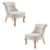 Promo 2 Butacas Luis XV en Beige - Butacas, banquetas y puffs, Uruguay | La Cueva Muebles, vista 2 de 10