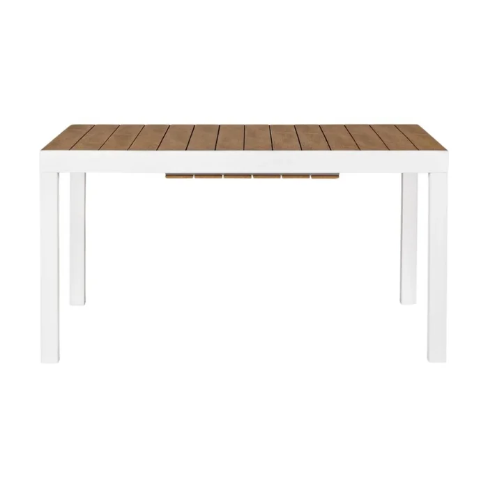 Mesa de jardin extensible Osaka - Blanca en Blanco - Muebles para el exterior, Uruguay | La Cueva Muebles, vista 4