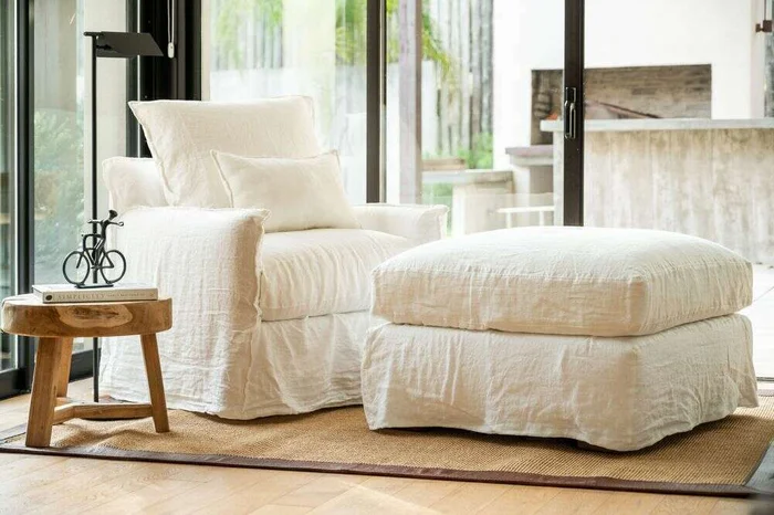 SILLON ALMA LINO BLANCO - 1 CUERPO en Blanco - Sillones y sofás, Uruguay | La Iberica, vista 9