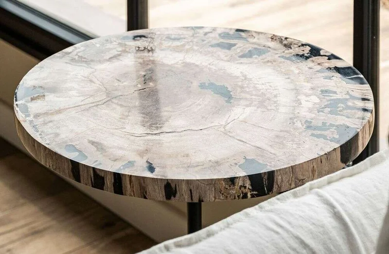 MESA PETRIFICADA TUBIANA - BASE CEMENTO - 45 CM - Mesas de living, Uruguay | La Iberica, vista 7