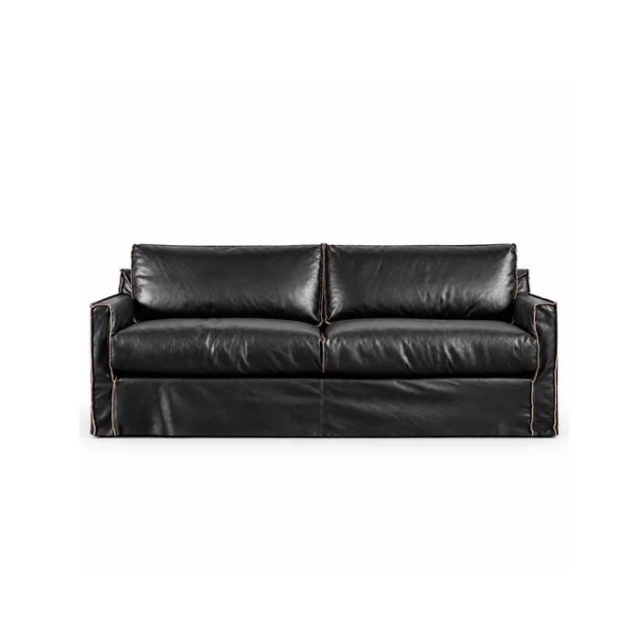 Sillón Cuero Maxwell en Negro - Sillones y sofás, Uruguay | Samic
