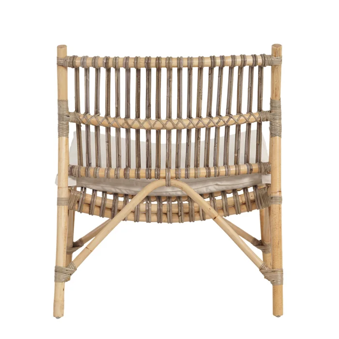 Butaca Rattan Natural-beige Suri Natural en Madera natural - Sillones y sofás, Uruguay | Divino, vista 6