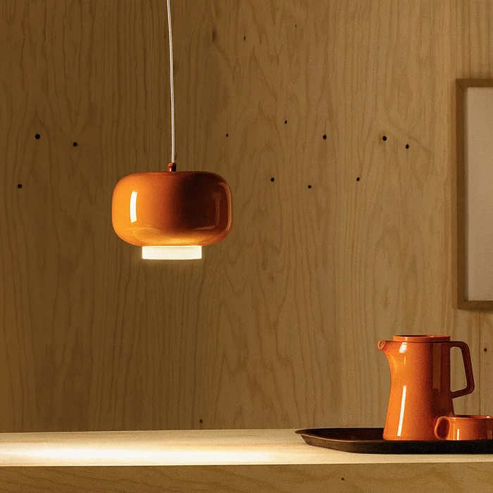 LUMINARIA CARLOTTA ORANGE en Naranja - Lámparas colgantes, Uruguay | Berlina Store, vista 5