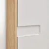 Cuadro Sefri con formas geométricas - rectas blanco 60 x 90 cm en Blanco - Decoración de pared, Uruguay | Kavehome, vista 4 de 5