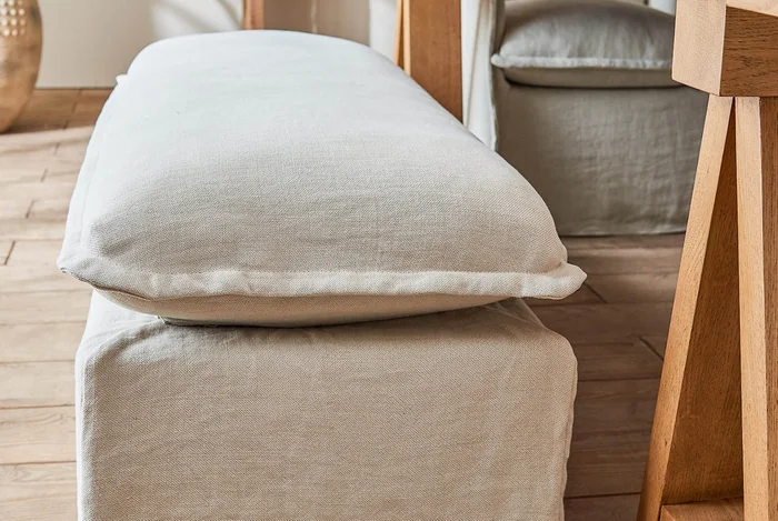 Puff con funda David en Beige - Sillones y sofás, Uruguay | Pieza Clave, vista 5