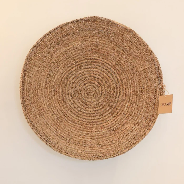 Espejo de Fibra Natural Noele XL - Decoración de pared, Uruguay | Casakos, vista 3