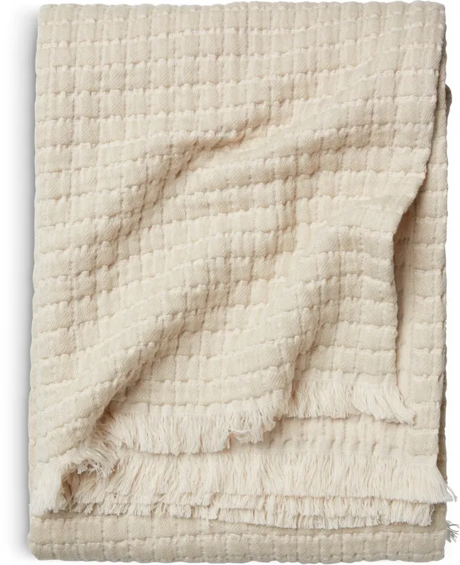 Manta throw DVERGSYRE 130x170 beige en Beige - Textiles, Uruguay | JYSK