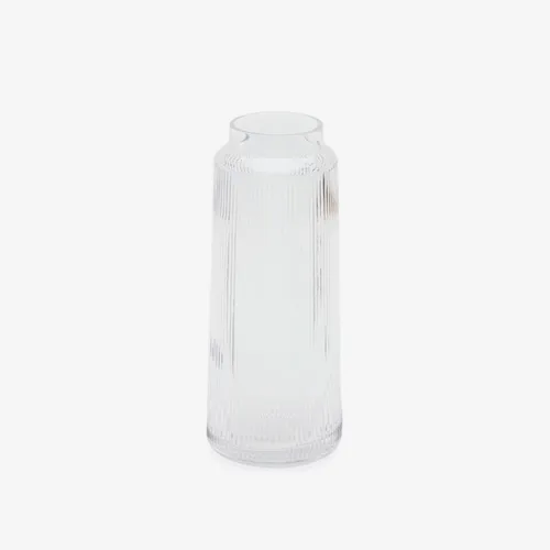 Jarrón Claudia de vidrio transparente - 30 cm en Transparente - Jarrones, Uruguay | Kavehome