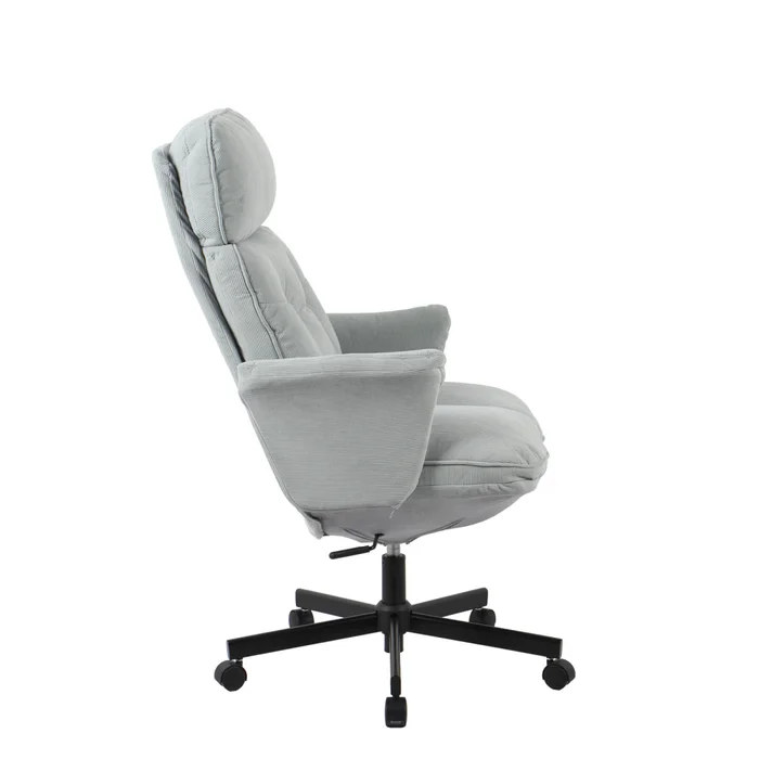 Silla De Oficina Gerencial Tela-y-metal Gris Cicerón en Gris - Sillas de escritorio, Uruguay | Divino, vista 4