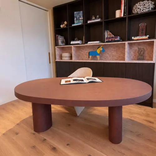 Mesa de comedor SUESCA en Terracota - Mesas de comedor, Uruguay | Mezcla