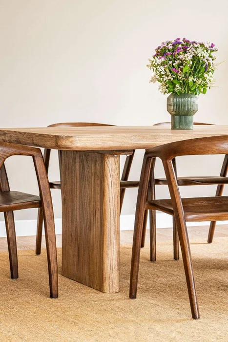 MESA COMEDOR ATHENA - 2.00 X 1.00 MTS en Madera natural - Mesas de comedor, Uruguay | La Iberica, vista 5